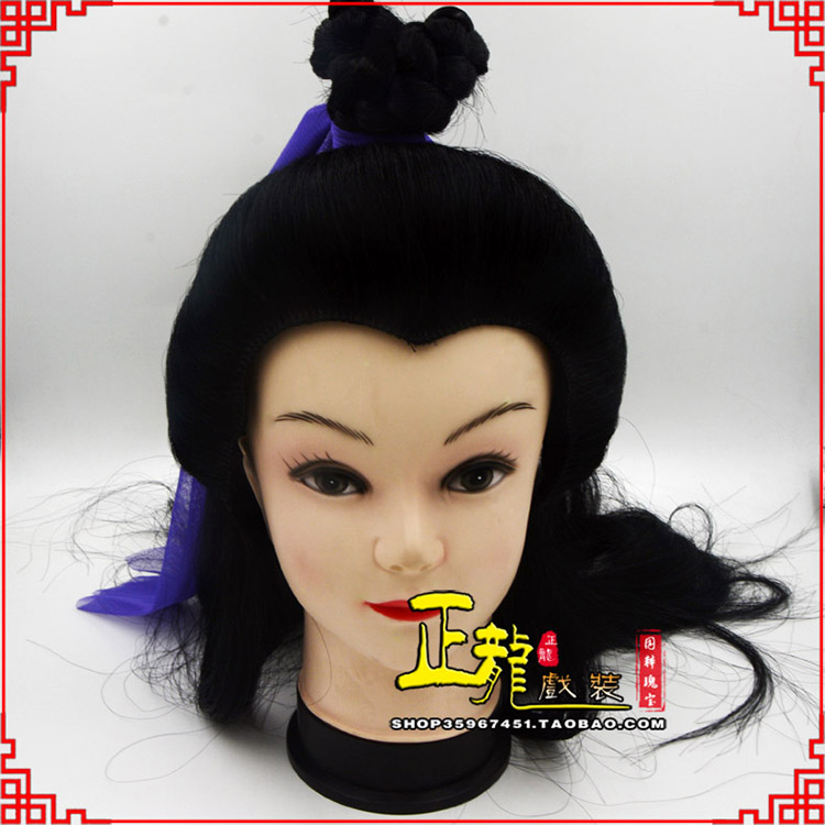 荔蒲小生头套董永头套古装假发青年头套