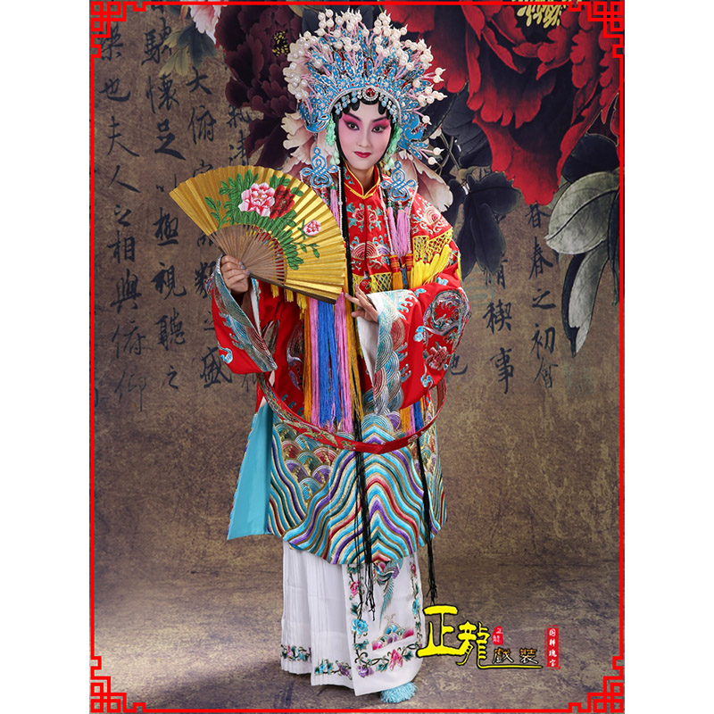 荔蒲凤袍杨贵妃贵妃醉酒 软绉团凤女蟒